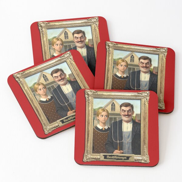Item preview, Hello Neighborn - American Gothic designed and sold by GalluzziART.