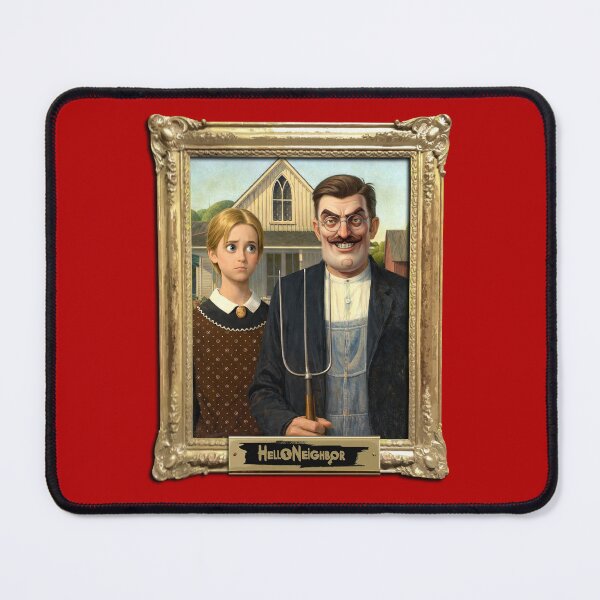 Item preview, Hello Neighborn - American Gothic designed and sold by GalluzziART.