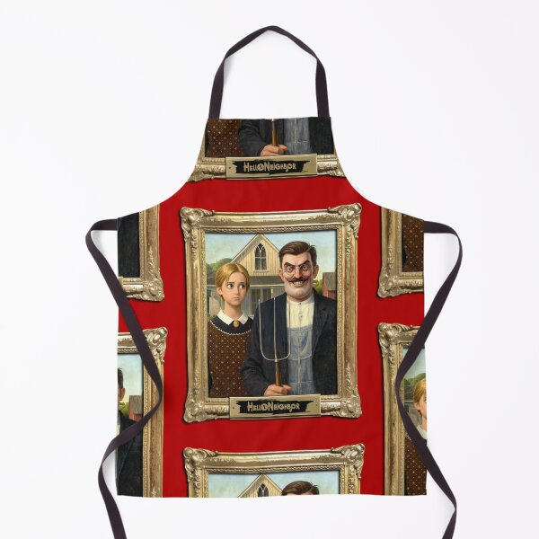 Item preview, Hello Neighborn - American Gothic designed and sold by GalluzziART.