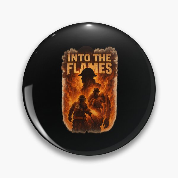 Item preview, Into the Flames - Firefighter Silhouette Rescue Scene designed and sold by MKreative Studio.