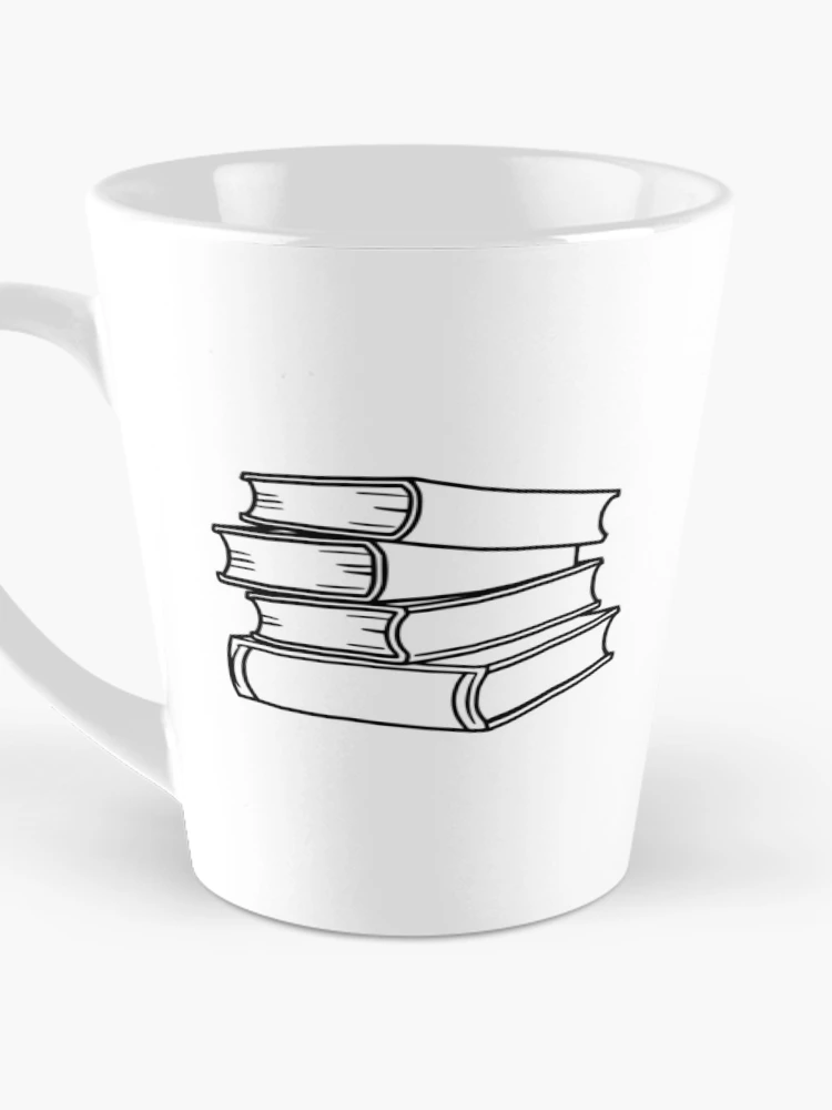 Thumbnail 3 of 4, Coffee Mug, Book Stack designed and sold by GraphicsClub.