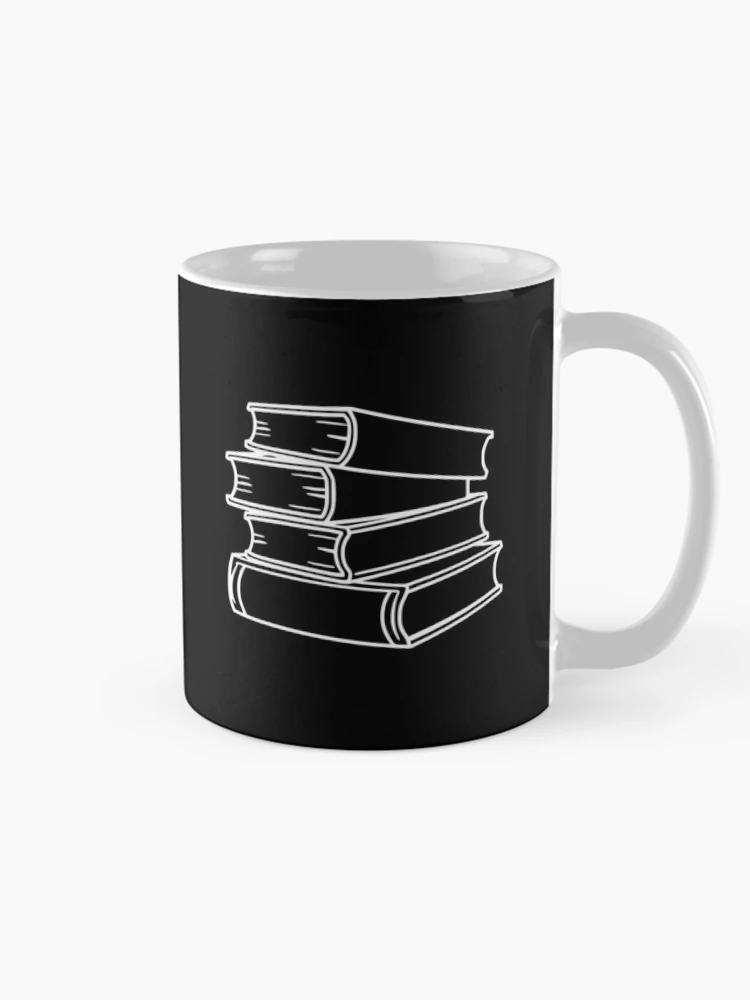 Thumbnail 3 of 6, Coffee Mug, Book Stack designed and sold by GraphicsClub.