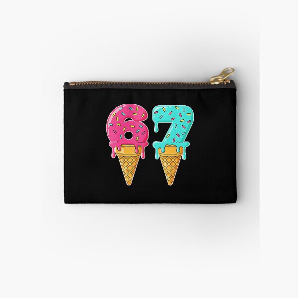 Item preview, 67 Baseball Drip Ice Cream Number Style designed and sold by miaa-artistshop.