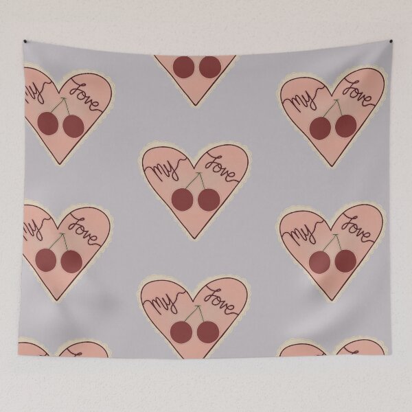 Item preview, My Love Heart Stamp designed and sold by okaykai.