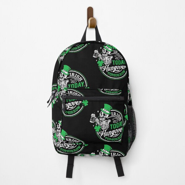 Item preview, Irish Today Hungover Tomorrow Skeleton Drinking Saint Patrick's Day designed and sold by jakaun.