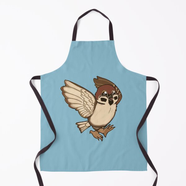 Item preview, Cute Happy Sparrow With Open Wings, He Is Walking designed and sold by elizasunnycolor.