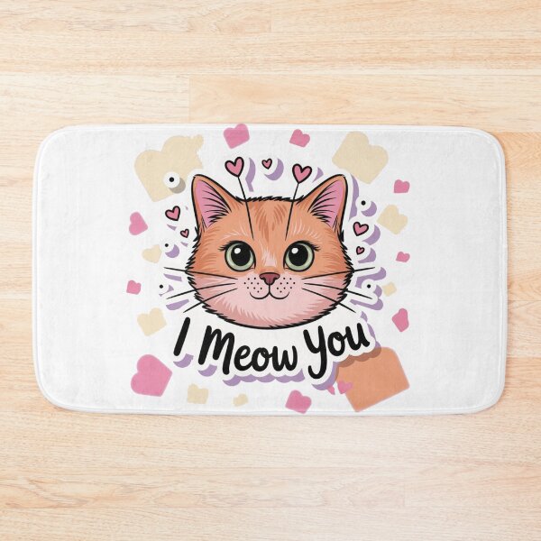 Item preview, Whimsical Cat Love with Heart Antennae designed and sold by Mindful56.