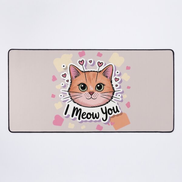 Item preview, Whimsical Cat Love with Heart Antennae designed and sold by Mindful56.