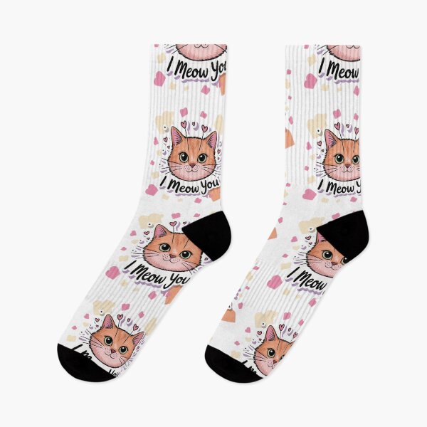 Item preview, Whimsical Cat Love with Heart Antennae designed and sold by Mindful56.