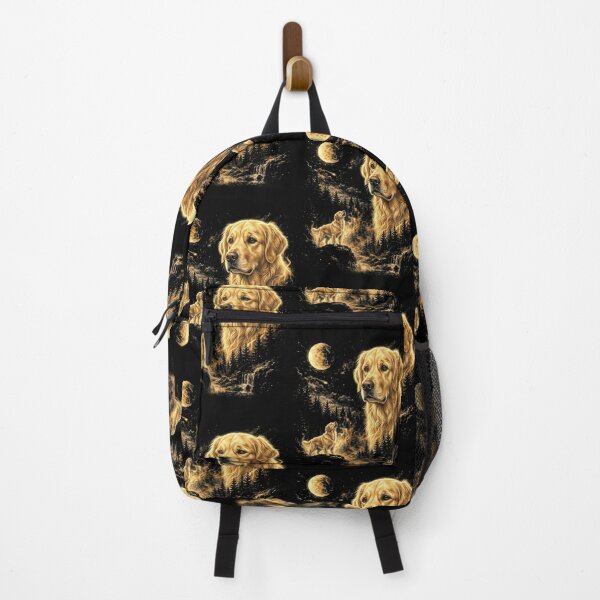 Item preview, Golden Retriever Howling At The Moon Wolves Meme Mystic Nature Wildlife designed and sold by jakaun.