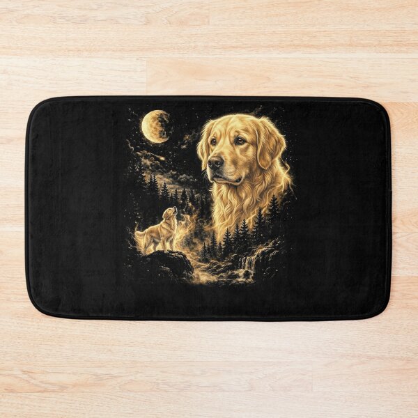 Item preview, Golden Retriever Howling At The Moon Wolves Meme Mystic Nature Wildlife designed and sold by jakaun.