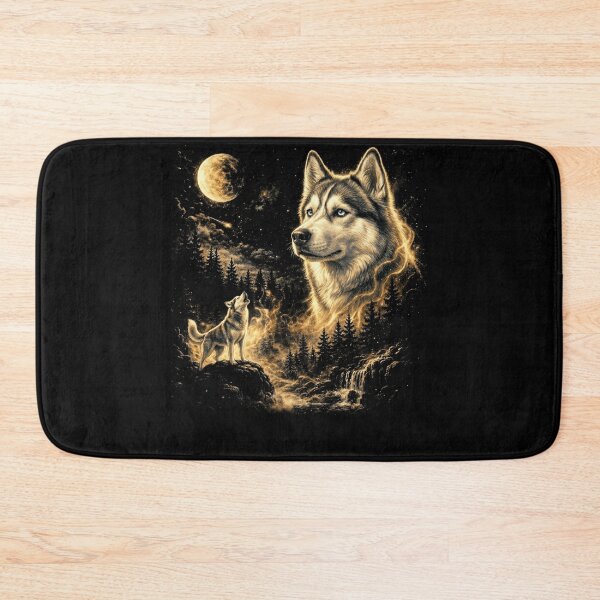 Item preview, Husky Howling At The Moon Wolves Meme Mystic Nature Wildlife designed and sold by jakaun.