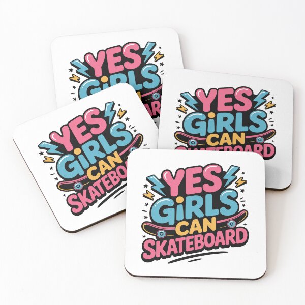 Item preview, Yes Girls Can Skateboard designed and sold by Peter Stawicki.