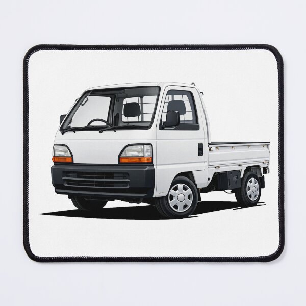 Item preview, White Kei Truck Artwork designed and sold by CougarDesigns.