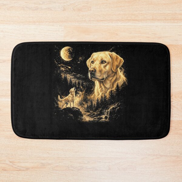 Item preview, Labrador Retriever Howling At The Moon Wolves Meme Mystic Nature Wildlife designed and sold by jakaun.