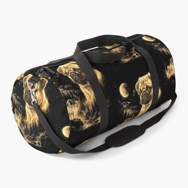 Item preview, Pug Howling At The Moon Wolves Meme Mystic Nature Wildlife designed and sold by jakaun.