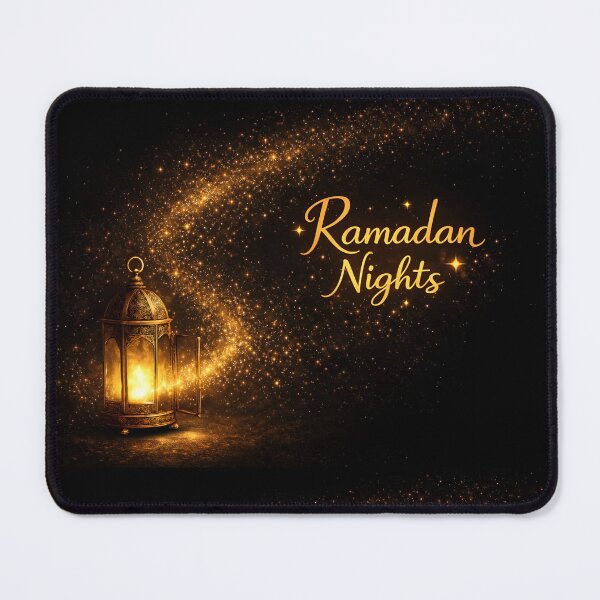 Item preview, Ramadan Nights - Golden Lantern & Sparkles designed and sold by Ronojia.