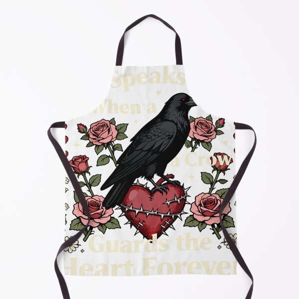 Item preview, Love Speaks Softly When a Crow Guards the Heart Forever designed and sold by Dxvect.