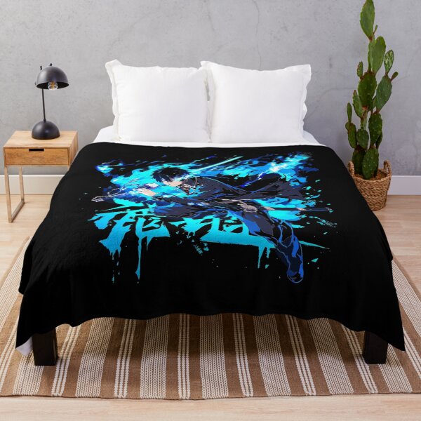 Item preview, Rin Okumura In Blue Flames Action designed and sold by Nevaotahy.