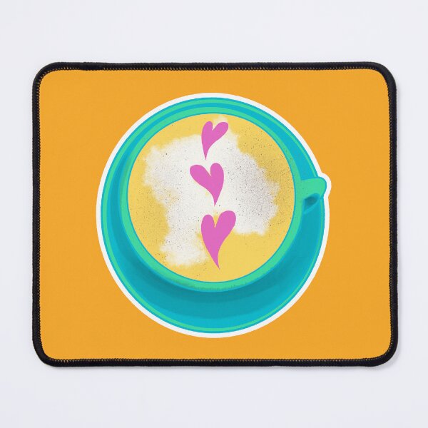 Item preview, VALENTINES LOVE COFFE MIDCENTURY RETRO STYLE designed and sold by Sycorax Studio.