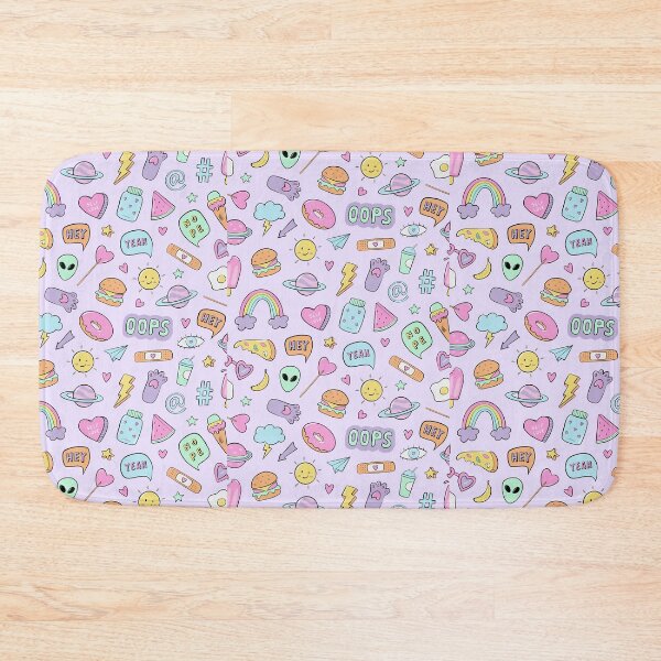 Item preview, Cute Pastel Doodle Pattern – Kawaii Icons, Self Love & Fun Stickers Style designed and sold by GiftsCreek.