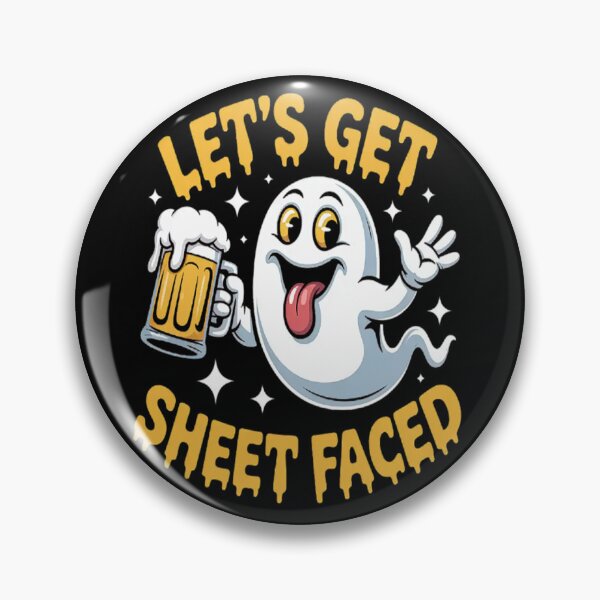 Item preview, Lets Get Sheet Faced Ghost Halloween Party Drinking designed and sold by SignaturalGen.