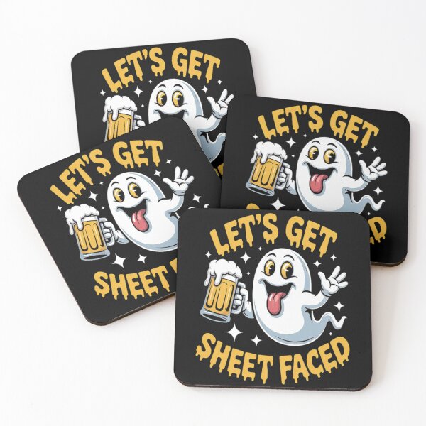 Item preview, Lets Get Sheet Faced Ghost Halloween Party Drinking designed and sold by SignaturalGen.