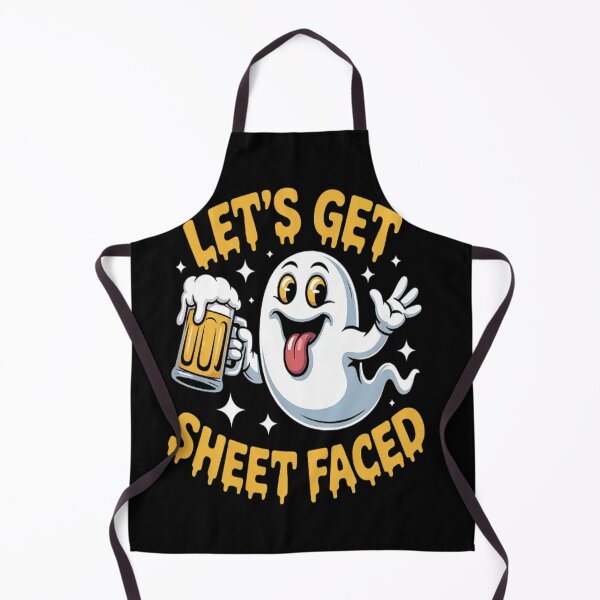 Item preview, Lets Get Sheet Faced Ghost Halloween Party Drinking designed and sold by SignaturalGen.