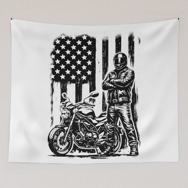 Item preview, Suzuki SV650 motorcycle with faded American flag version designed and sold by bry1nt.