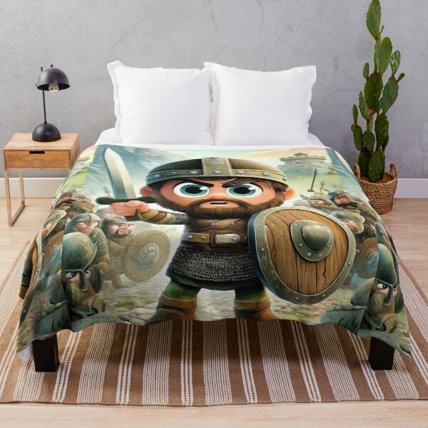 Item preview, Chibi Viking Warrior with Round Shield designed and sold by Piotrek0001.