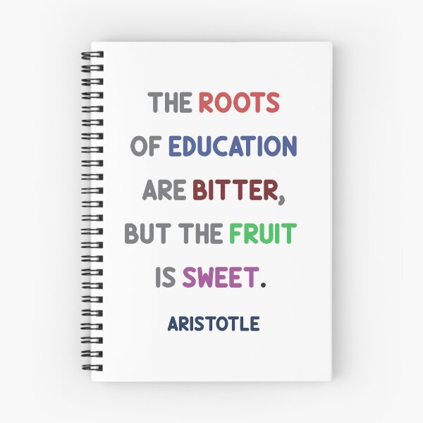 Item preview, The roots of education are bitter, but the fruit is sweet. - Aristotle - Greek Philosophy Quotes designed and sold by Inspirationmotivation.