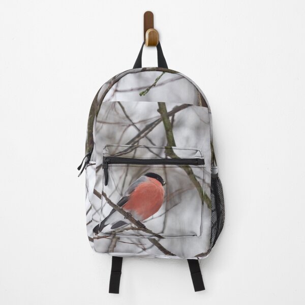 Item preview, Gray day red bird. Eurasian bullfinch Winter 2026 designed and sold by Jouko Lehto Photography.