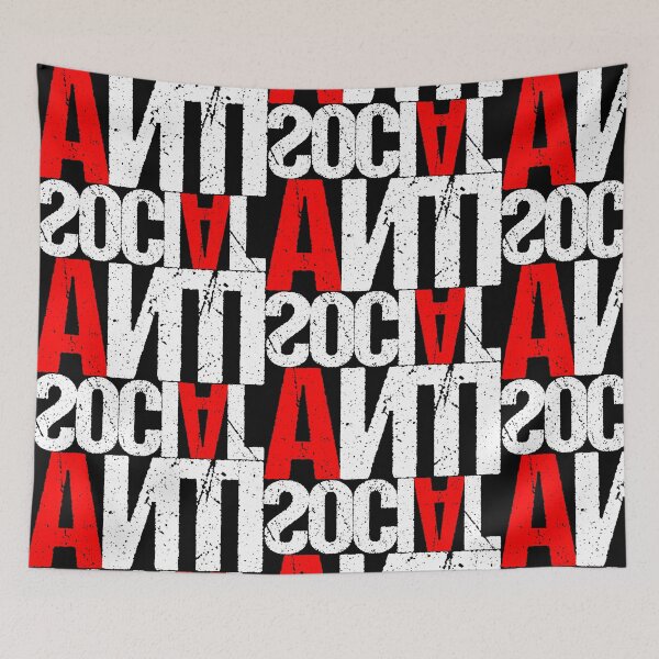 Item preview, Antisocial White designed and sold by CarlosOddities.