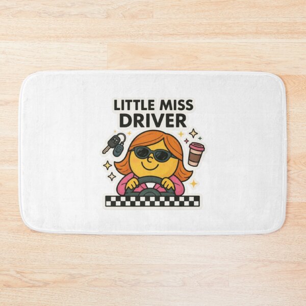 Item preview, Little Miss Driver Character Car Funny Yellow Cartoon Animated Comic Meme  designed and sold by SamiraArts.