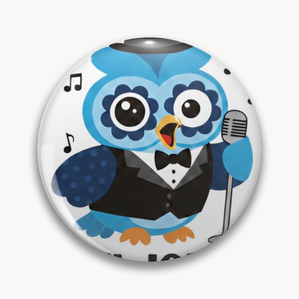 Item preview, Owl Jolson Funny Owl T-Shirt | Retro Music Parody Bird Illustration Shirt | Vintage Style Animal Humor Tee designed and sold by ZyxDes.