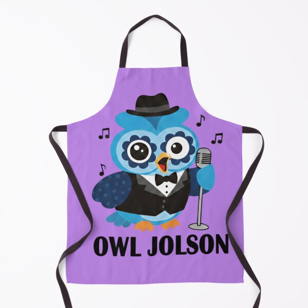 Item preview, Owl Jolson Funny Owl T-Shirt | Retro Music Parody Bird Illustration Shirt | Vintage Style Animal Humor Tee designed and sold by ZyxDes.