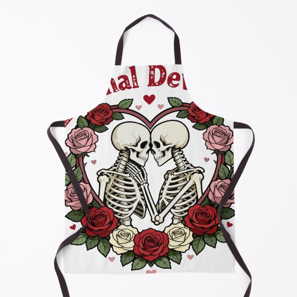 Item preview, Eternal Devotion Skeleton Lovers with Roses and Hearts designed and sold by Dxvect.