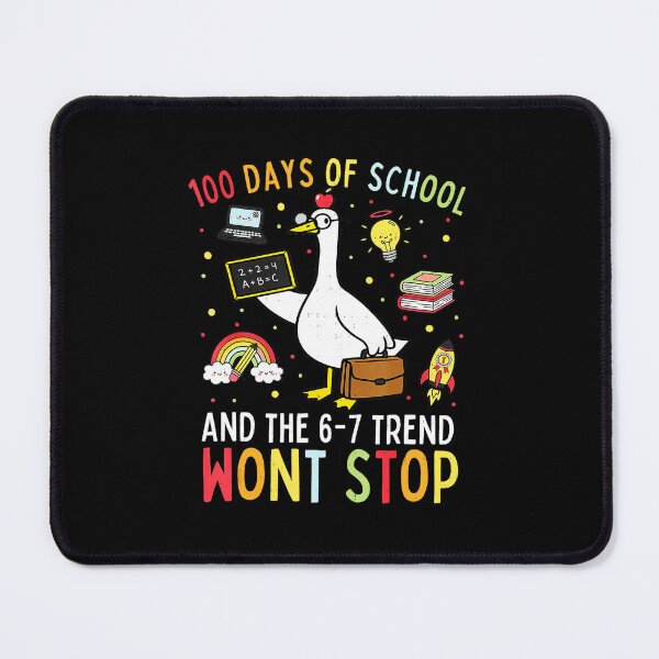 Item preview, 100 Days Of School And The 6-7 Trend Won’t Stop Funny Teacher Math designed and sold by gladysenglish.