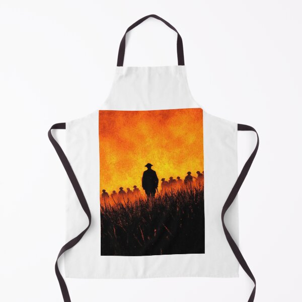 Item preview, Lone Soldier Walking Into Sunset Silhouette designed and sold by Piotrek0001.