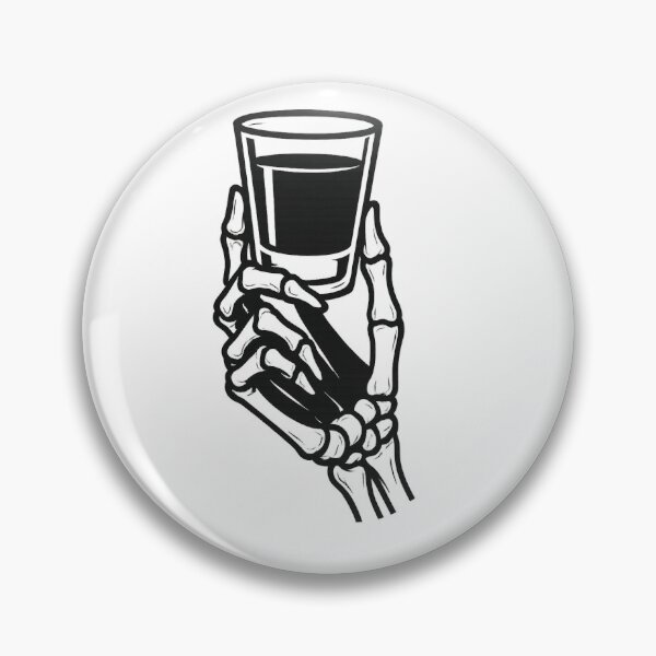 Item preview, Halloween Skeleton Scary Shot Glass designed and sold by Shakesipserve.