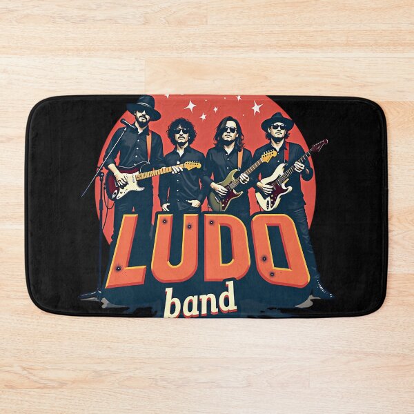 Item preview,  Ludo Band Guitar  Rock Music Illustration Graphic designed and sold by CUN0W2297.