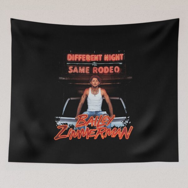 Item preview, Different Night Same Rodeo Shirt, Country Music, Bailey Zimmerman Tour 2026 designed and sold by RuperDelois.