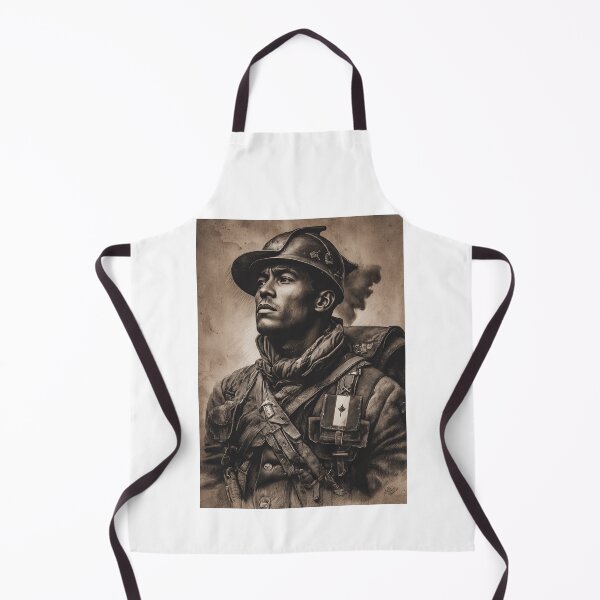 Item preview, Stoic British Soldier Charcoal Portrait designed and sold by Piotrek0001.