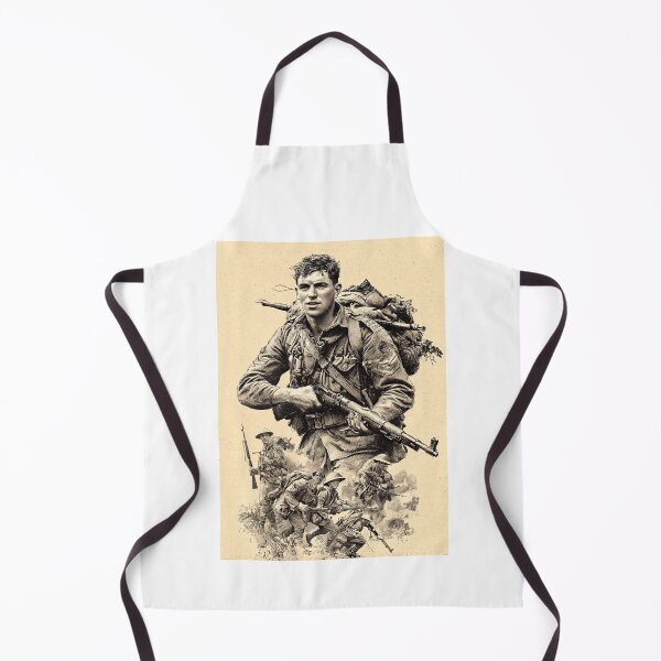 Item preview, Vintage Illustration of Advancing Soldier designed and sold by Piotrek0001.