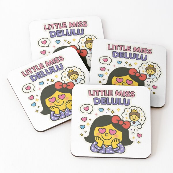Item preview, Little Miss Delulu Character Movie Funny Yellow Cartoon Animated Comic Meme  designed and sold by SamiraArts.