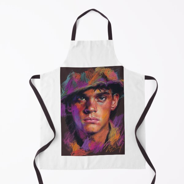 Item preview, Vibrant Neon Style Soldier Portrait designed and sold by Piotrek0001.