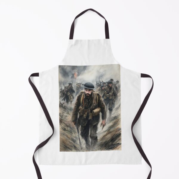 Item preview, Lone Soldier Walking Through Wasteland designed and sold by Piotrek0001.