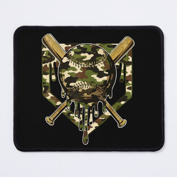 Item preview, Baseball Camo Drip Crossed Bats Graphic designed and sold by miaa-artistshop.