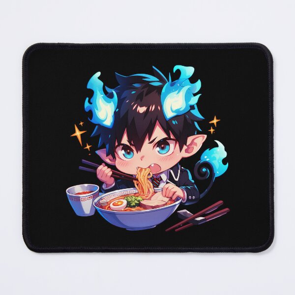Item preview, Rin Okumura Blue Exorcist Ra Chibi Anime Boy Flame Power designed and sold by Nevaotahy.