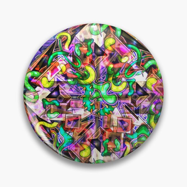 Item preview, Color Tiles #24A Colorful Talisman - Symmetrical mandala designed and sold by liquid-print.